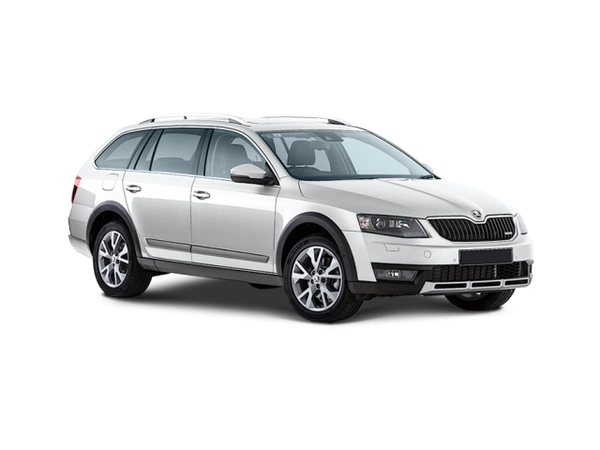 Skoda Octavia Scout Белый Moon металлик